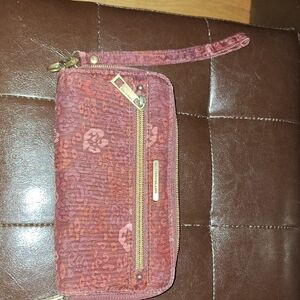Floral Zip-Around Wallet